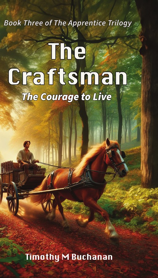 The Craftsman: The Courage to Live — book cover by Timothy M. Buchanan